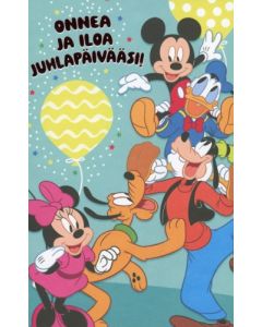 2-osainen kortti Disney