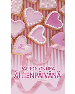 2-osainen äitienpäiväkortti