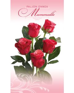 2-osainen äitienpäiväkortti Mummu