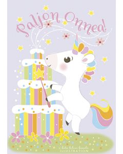 Postikortti lasten onnittelu Katri Kuusela