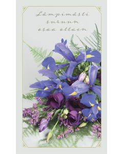 2-osainen osanottokortti Jorma Jämśen