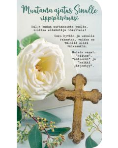 2-osainen rippikortti Anna-Mari West