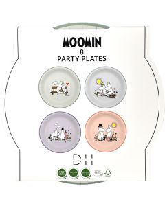 Lautanen 23cm Muumi lajitelma 8kpl