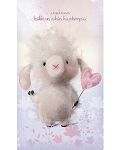 2-osainen lasten onnittelukortti