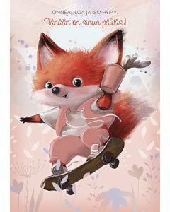 Postikortti lasten onnittelu