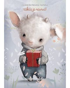 Postikortti lasten onnittelu