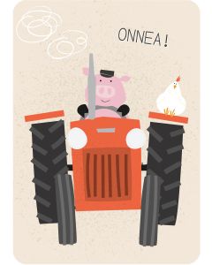 Postikortti lasten onnittelu Kaisa Rekinen