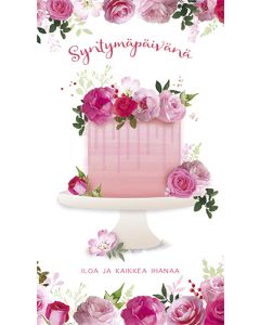 2-osainen syntymäpäiväkortti