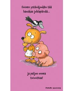 2-osainen kortti Mauri Kunnas