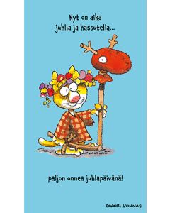 2-osainen kortti Mauri Kunnas