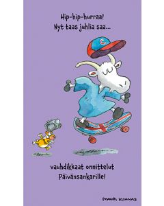 2-osainen kortti Mauri Kunnas