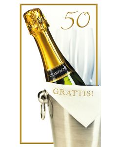 2-osainen onnittelu 50 v ruotsinkielinen