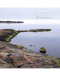 2-osainen adressikortti Kalliot Sydänliitto osanotto