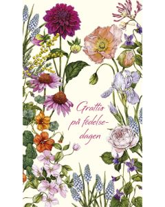 2-osainen kortti Catherine Lewis ruotsinkielinen