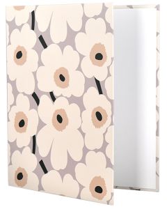Rengaskansio 4 cm Marimekko Unikko harmaamusta