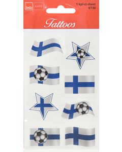 Tarra KT30 tatuointi Suomen lippu