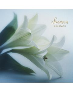 2-osainen adressikortti Liljat osanotto