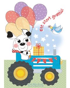 Postikortti onnittelu ruotsinkielinen Katri Kuusela