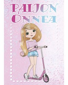 Postikortti lasten onnittelu