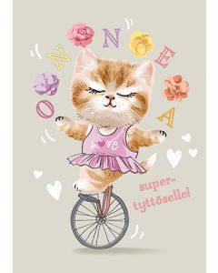 Postikortti onnittelu tyttö