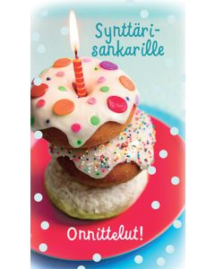 2-osainen onnittelukortti