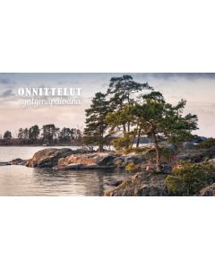 2-osainen onnittelukortti