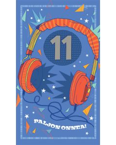 2-osainen onnittelukortti 11 v Hallmark