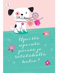 Postikortti Roosa nauha