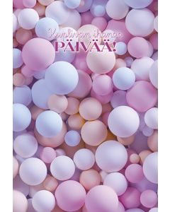 2-osainen kortti Roosa nauha