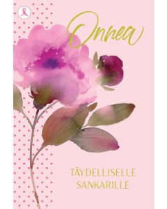 2-osainen kortti Roosa nauha