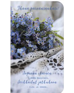 2-osainen onnittelukortti Ilona Pietiläinen