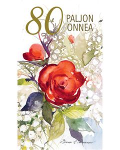 2-osainen vuosikortti 80v Minna Immonen