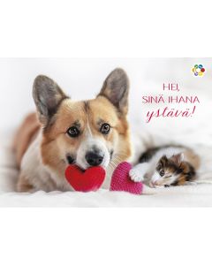 Ystävänpäiväkortti Suomen Syöpäpotilaat postimaksu maksettu