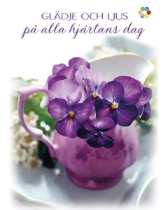 Ystävänpäiväkortti Suomen Syöpäpotilaat ruotsinkielinen postimaksu maksettu