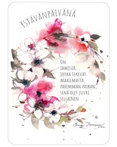 Ystävänpäiväkortti Minna Immonen
