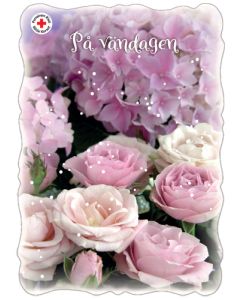 Ystävänpäiväkortti Suomen Punainen Risti ruotsinkielinen postimaksu maksettu