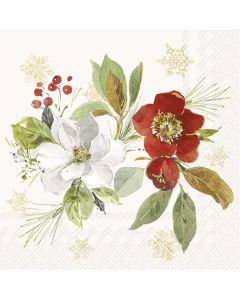 Servetti 25cm POINSETTIA BOUGUET kerma