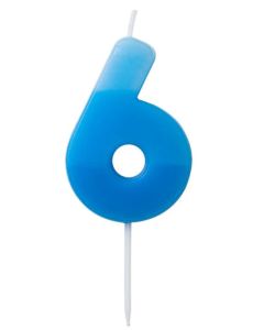 Numerokynttilä 6