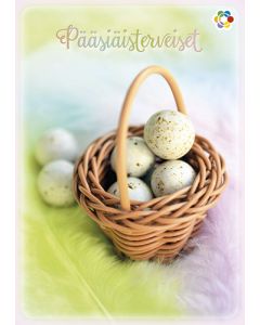 Pääsiäiskortti Suomen Syöpäpotilaat postimaksu maksettu