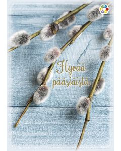 Pääsiäiskortti Suomen Syöpäpotilaat postimaksu maksettu