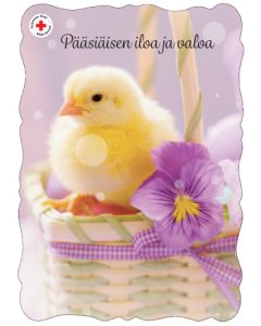 Pääsiäiskortti Suomen Punainen Risti postimaksu maksettu