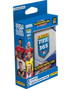 Panini FIFA 365 Adrenalyn XL -tasku metallirasia 2026 Nordic Edition