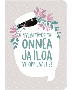 2-osainen ylioppilaskortti NinniMoi