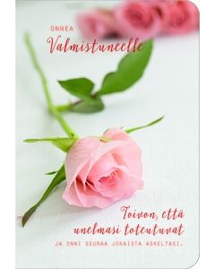 2-osainen kortti valmistuminen Ilona Pietiläinen