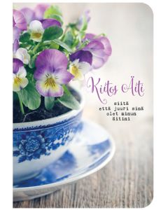 2-osainen äitienpäiväkortti Anna-Mari West