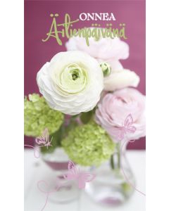 2-osainen äitienpäiväkortti Sari Savela