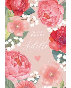 2-osainen äitienpäiväkortti Katri Kuusela