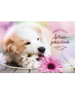 2-osainen äitienpäiväkortti