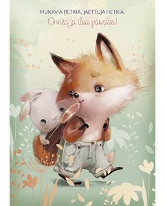 Postikortti lasten onnittelu