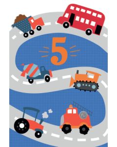 2-osainen lasten onnittelukortti 5v Hallmark